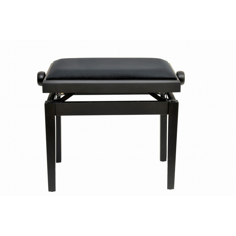 AMBRA PB-2 Mat Black - drewniana ława do pianina - 1