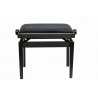 AMBRA PB-2 Mat Black - drewniana ława do pianina - 1