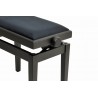 AMBRA PB-2 Mat Black - drewniana ława do pianina - 4