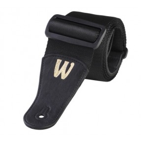 Warwick Nylon Bass Strap - Black, Gold Embossing pasek basowy - 1