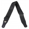 Warwick Nylon Bass Strap - Black, Gold Embossing pasek basowy - 2