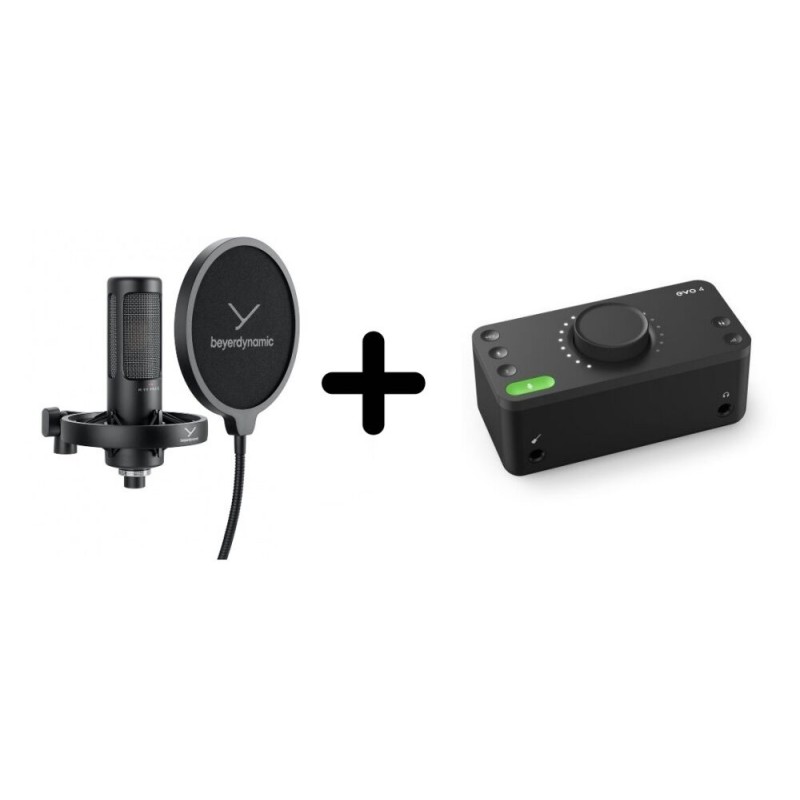 Beyerdynamic M90 PRO X + Audient EVO4 Zestaw do nagrywania - 1