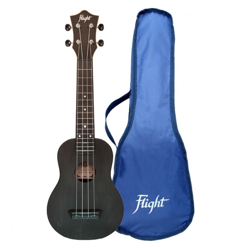 FLIGHT TUS35 BK - ukulele sopranowe z pokrowcem