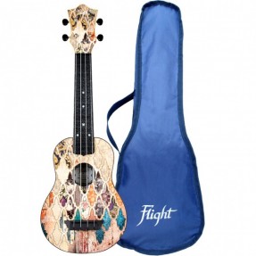 Flight TUS40 Granada - ukulele sopranowe z pokrowcem