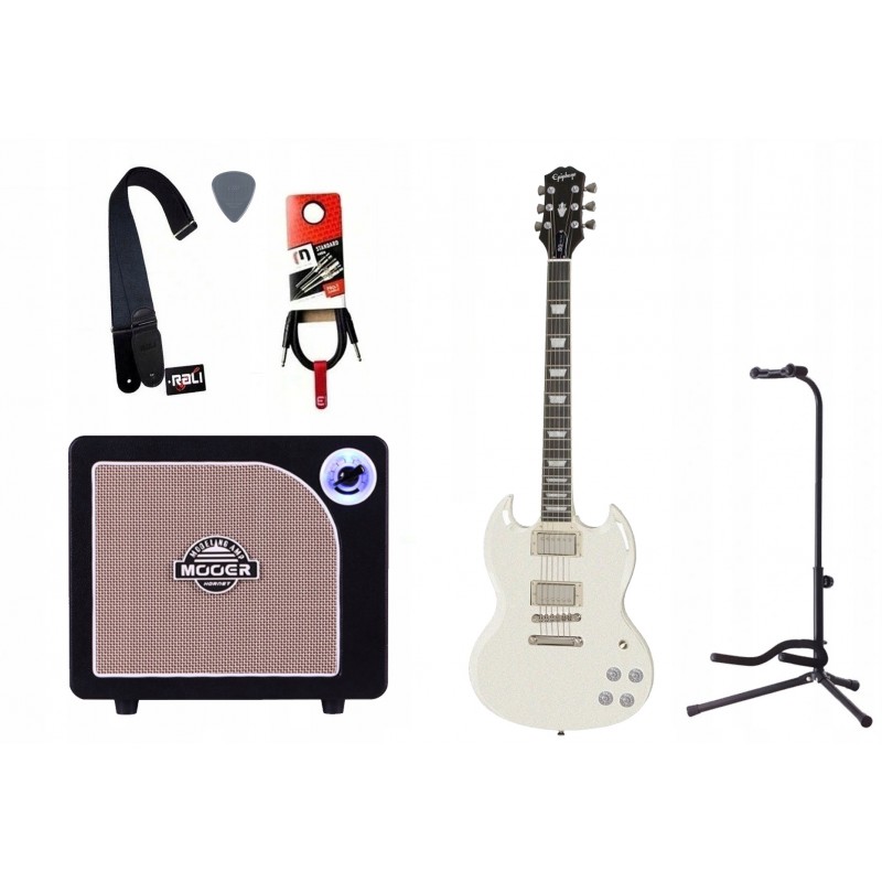 Gitara elektryczna + wzmacniacz 15W zestaw 1233 - 1