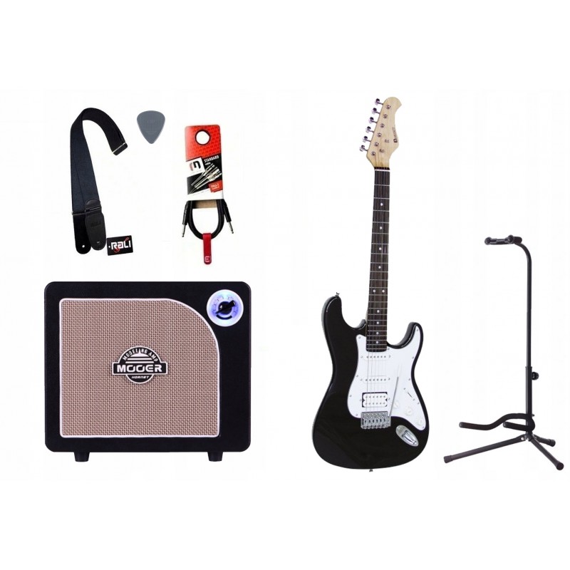 Gitara elektryczna + wzmacniacz 15W zestaw 1246 - 1