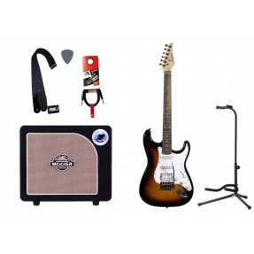 Gitara elektryczna + wzmacniacz 15W zestaw 1250 - 1