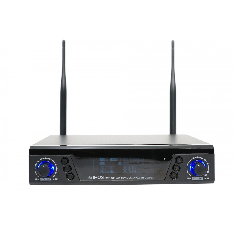 IHOS IWM-200 - bezprzewodowy system mikrofonowy True Diversity UHF - 2