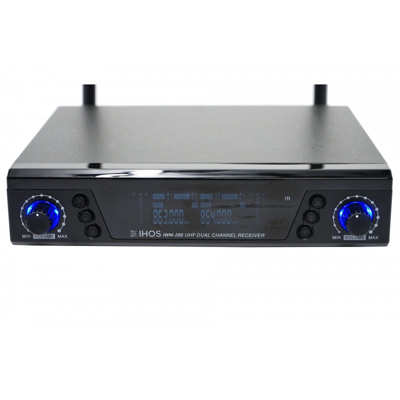 IHOS IWM-200 - bezprzewodowy system mikrofonowy True Diversity UHF - 4