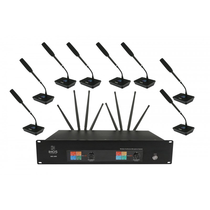 IHOS IWC-800 - bezprzewodowy system mikrofonów konferencyjnych - 1