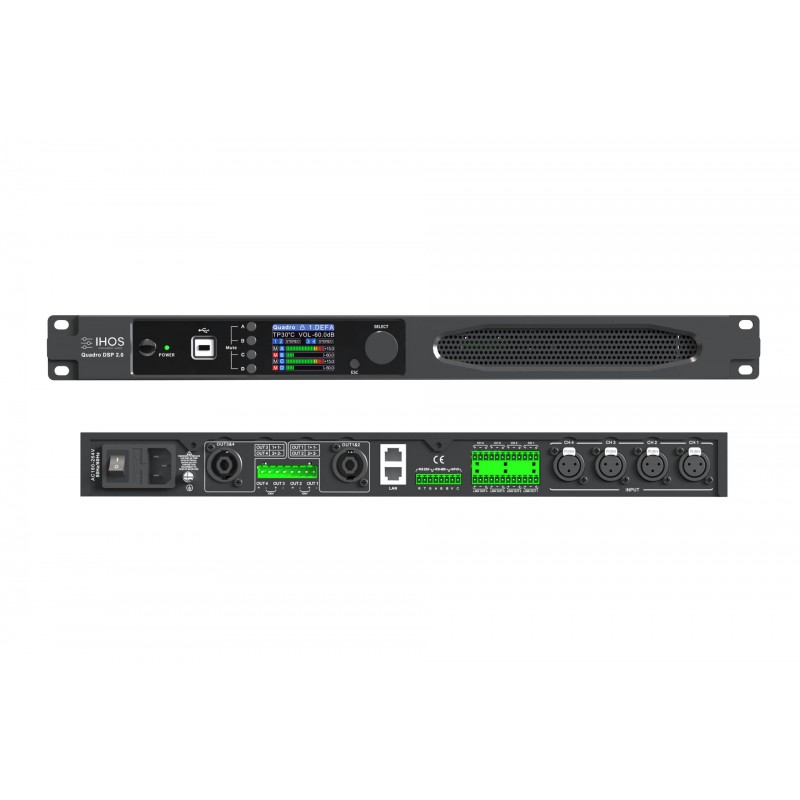 IHOS Quadro DSP 2.0 - cyfrowy wzmacniacz DSP - 2