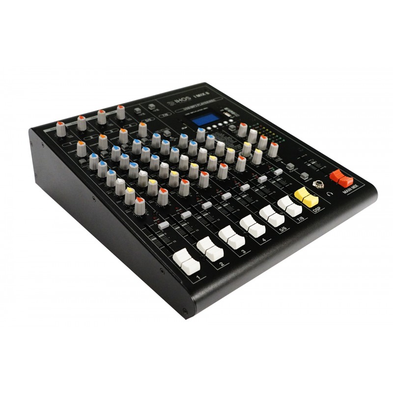 IHOS I MIX 8 - mikser audio, 4 wejścia mono + 2 wejścia stereo - 2