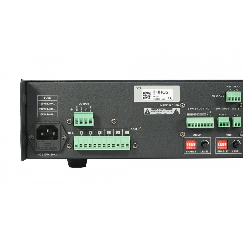 IHOS IPA-480 - wzmacniacz miksujący - 3