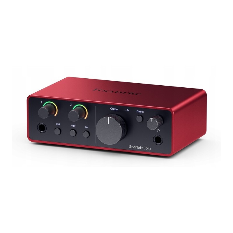 Focusrite Scarlett Solo 4th Gen - Interfejs audio USB - 4