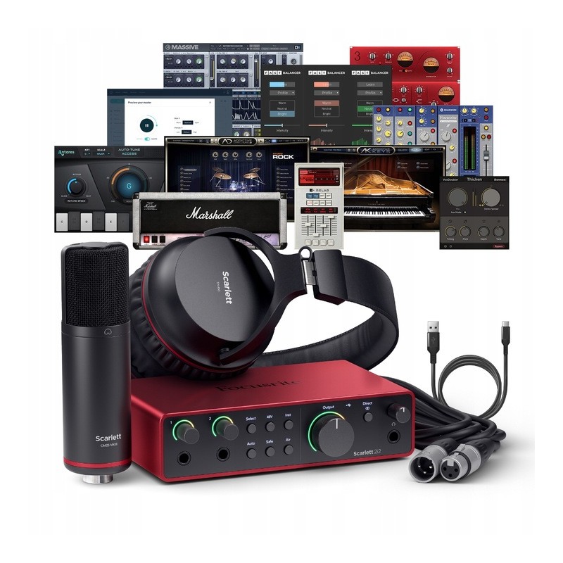 Focusrite Scarlett 2i2 Studio 4th Gen - zestaw studyjny - 1