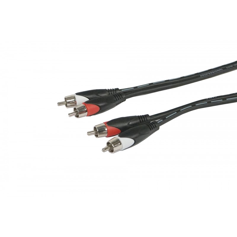 IHOS IC-RCA2RCA - kabel audio, 2x RCA do 2X RCA, 3m - 2