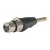 IHOS IC-ADPT-XLR-F2MNJACK - adapter XLR (żeński) do gniazda mono 6,3 mm - 1