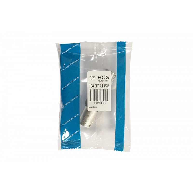 IHOS IC-ADPT-XLR-M2M - adapter XLR (męski) do XLR (męski) - 2
