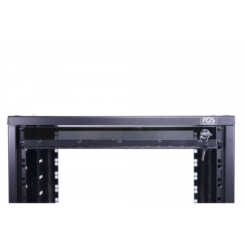 IHOS IRack Plexi 1U - panel rack 1U z zamkiem na klucz - 2