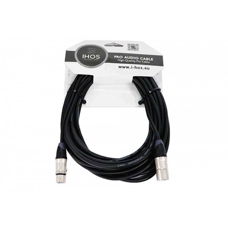 IHOS IC-XLRS-10 - kabel mikrofonowy, XLR męski na XLR żeński, 10m - 1