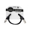 IHOS IC-XLRS-1 - kabel mikrofonowy, XLR męski na XLR żeński, 1m - 1