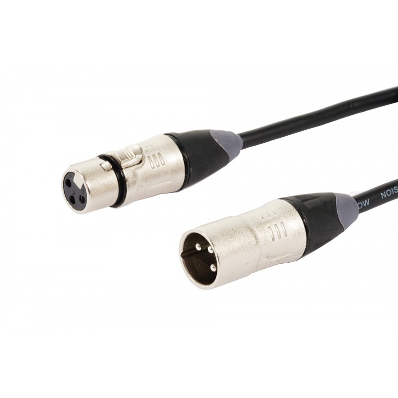 IHOS IC-XLRS-1 - kabel mikrofonowy, XLR męski na XLR żeński, 1m - 2