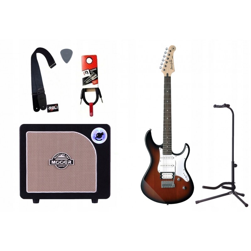 Gitara elektryczna + wzmacniacz 15W zestaw 1297 - 1