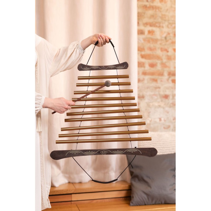 MEINL Sonic Energy MFC10GMAB - Dzwonki wietrzne medytacyjne 35" / 88 cm, 440 Hz - 6