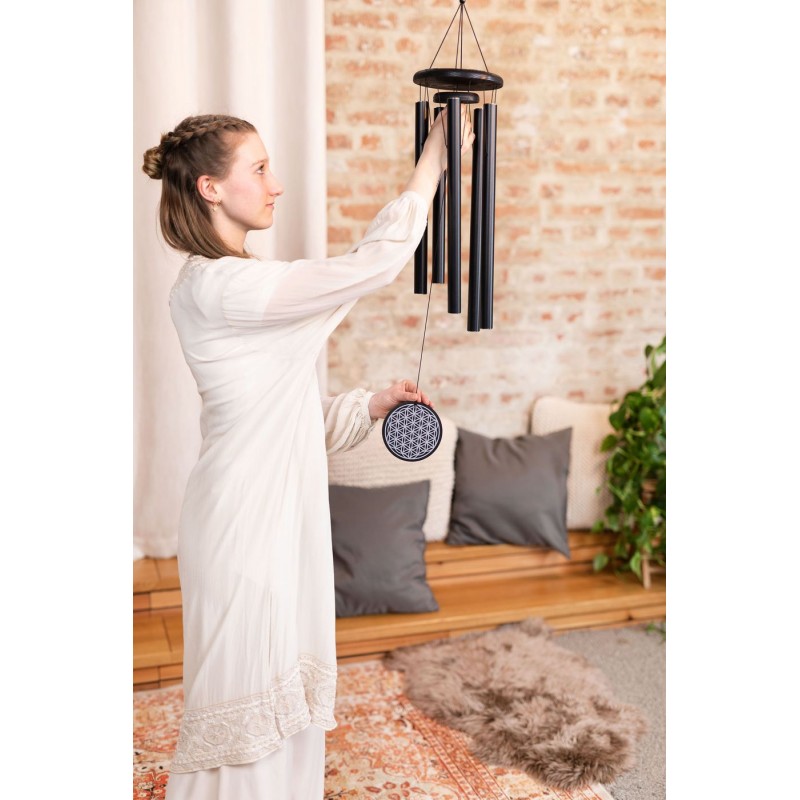 MEINL Sonic Energy FOLMC36BK - Dzwonki wietrzne medytacyjne 36" / 90 cm, 432 Hz - 5