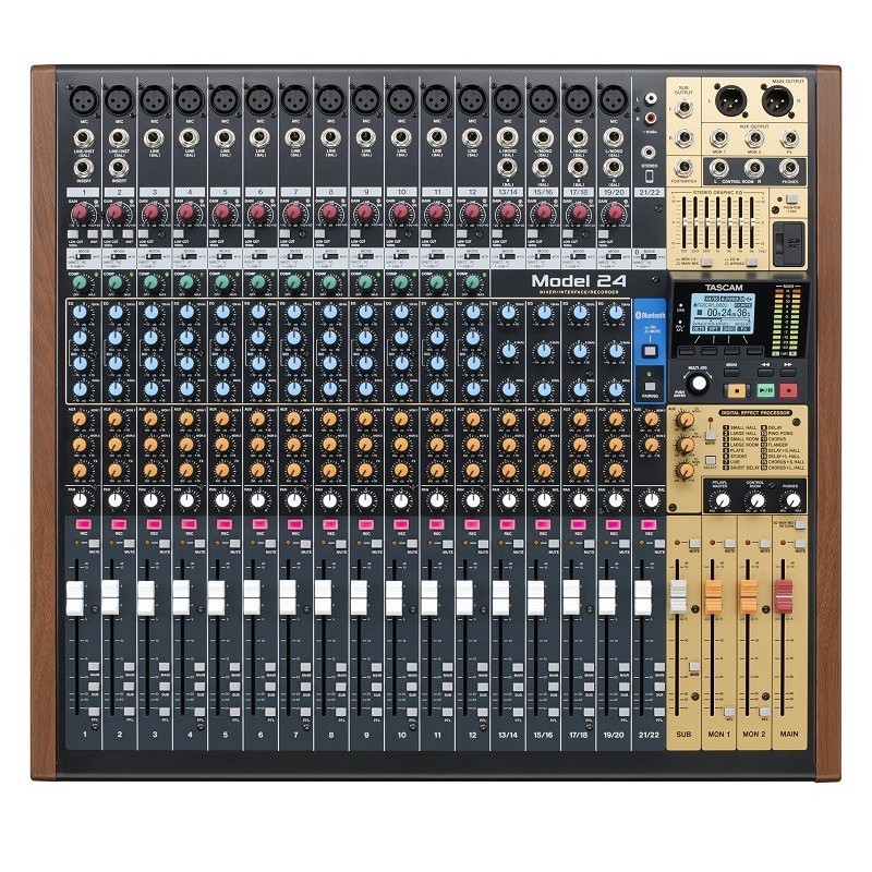 Tascam Model 24 - Mikser, Rejestrator, Interfejs