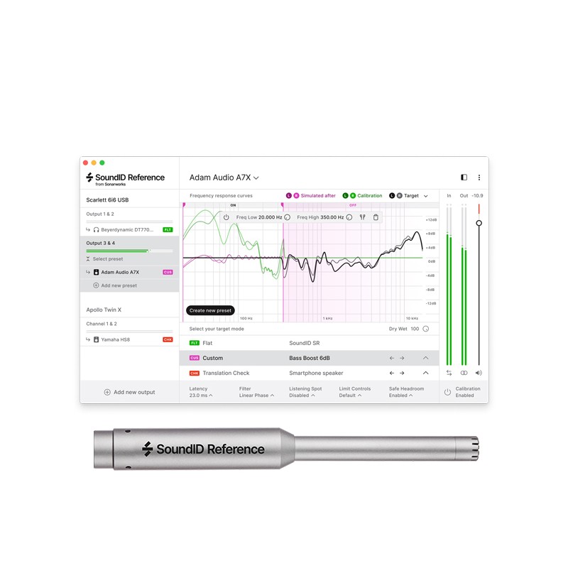 Sonarworks SoundID Ref Spk & HP w Mic - mikrofon - 1