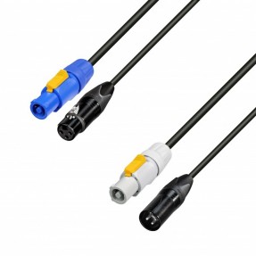 Adam Hall 8101 PSDT 0150 N - kabel 2x PowerCon XLR M - XLR F 1,5m