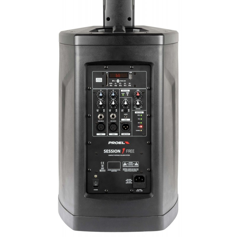 Proel SESSION1FREE - Kompaktowy przenośny system słupkowy - 5