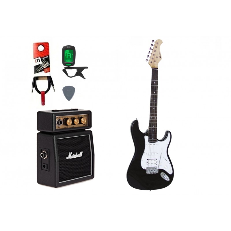 Gitara elektryczna + wzmacniacz 1W zestaw 1355 - 1