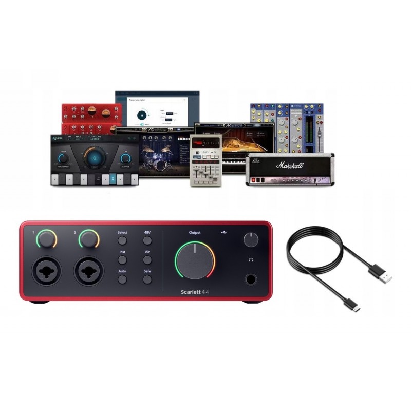Focusrite Scarlett 4i4 4th Gen - Interfejs audio USB - 1