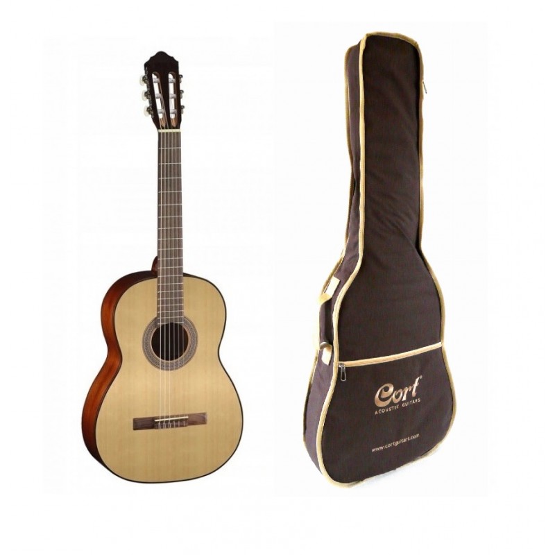 CORT AC100 OP WBAG - gitara klasyczna z pokrowcem 4/4 - 1