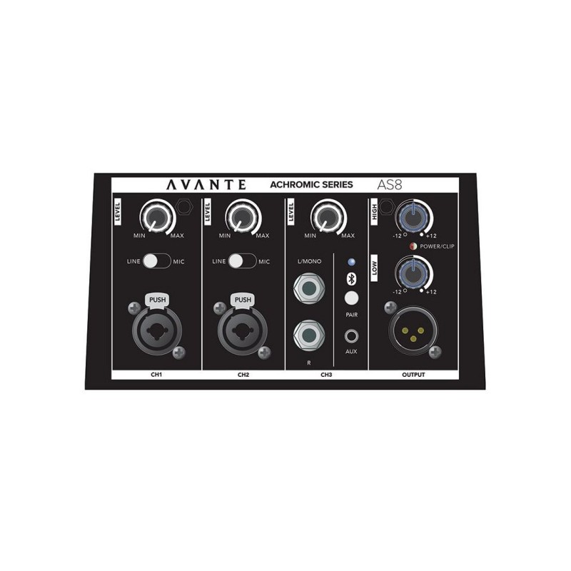 Avante AS8 - System słupkowy PA - 8