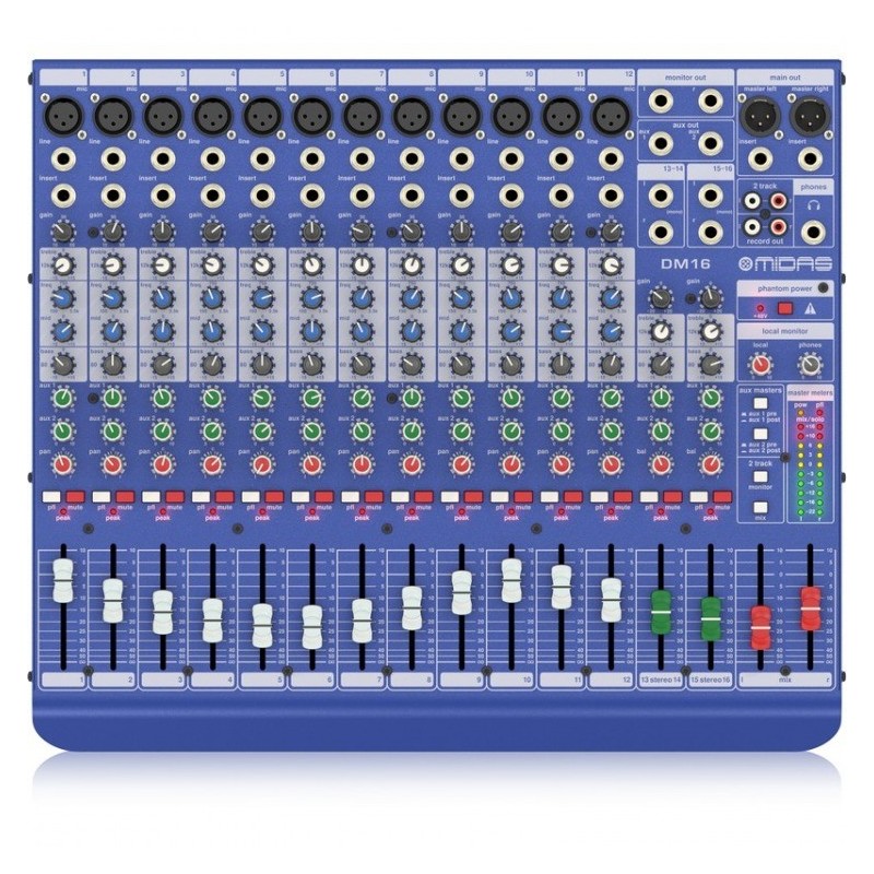MIDAS DM16 - mikser analogowy