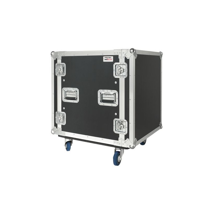 Proel Stage CR412BLKMW - Skrzynia / Case Rack 12U z kółkami - 1
