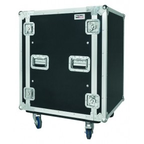 Proel Stage CR416BLKMW - Skrzynia / Case Rack 16U z kółkami - 1