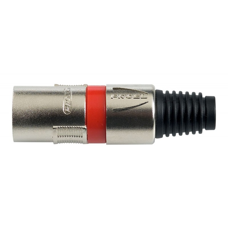Proel Stage XLR3MVPRORD - Wtyk męski XLR do montażu na kablu - 1