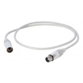 Proel Stage ESO210LU5WH - Kabel mikrofonowy Neutrik XLR żeńskie - Neutrik XLR męskie 5 m - 1