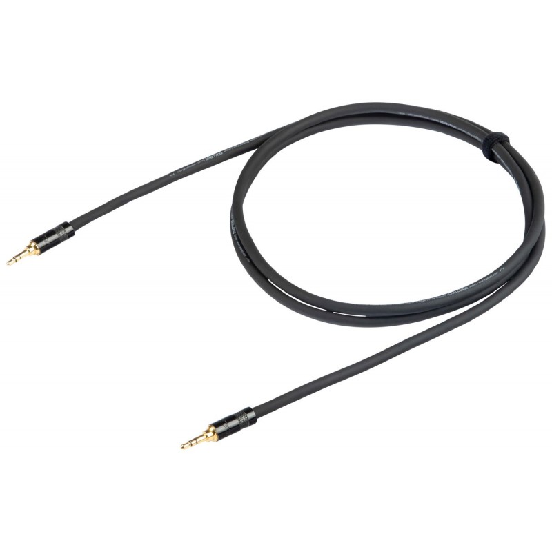 Proel Stage CHLP175LU15 - Kabel audio Jack stereo 3,5 mm - Jack stereo 3,5 mm 1,5 m - 1