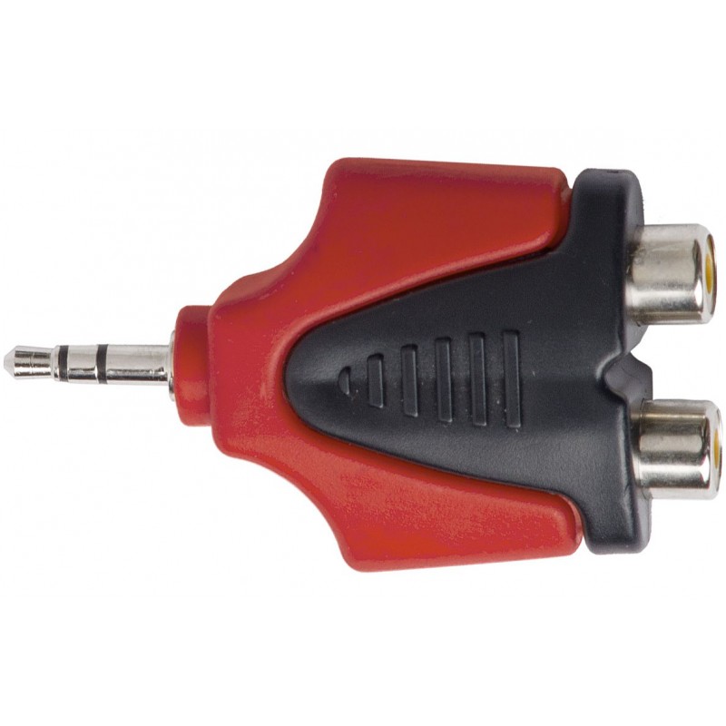 Proel Stage AT128PRO - Adapter wtyk stereo 3,5 mm - 2x gniazdo RCA - 1