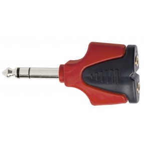 Proel Stage AT175PRO - Adapter wtyk stereo 6,3 mm - 2x gniazdo stereo 3,5 mm - 1