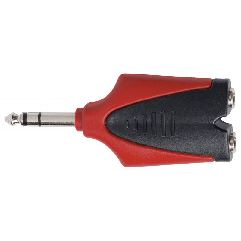 Proel Stage AT170PRO - Adapter wtyk stereo 6,3 mm - 2x gniazdo stereo 6,3 mm - 1