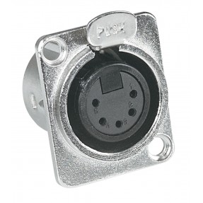 Proel Stage XLR5FDL - Gniazdo żeńskie XLR do montażu na panelu - 1