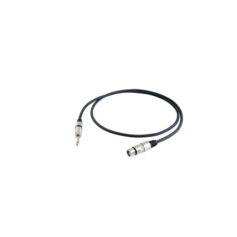 Proel Stage STAGE290LU1 - Kabel audio Jack mono 6,3 mm - XLR żeńskie 1 m - 1