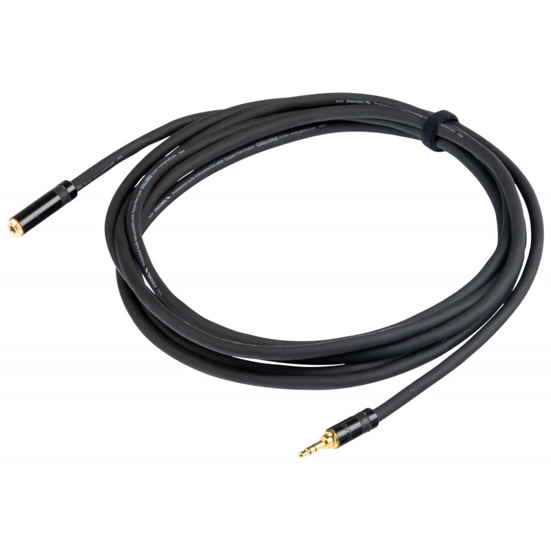 Proel Stage CHLP180LU3 - Przedłużacz audio Jack stereo 3,5 mm - Jack stereo 3,5 mm 3 m - 1