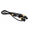 Eurolite 30235009 - Kabel DMX 1x IP T-Con (M) - 2x IP T-Con (F) - 2